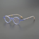 Bari Acetate Glasses Frame Geometric Frames Southood Matte Blue